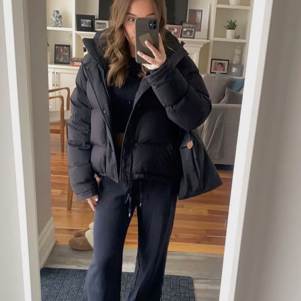 Aritzia Black Puffer Jacket